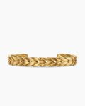 Chevron Cuff Bracelet|18K Yellow Gold, 9mm