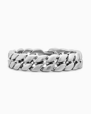 Curb Chain Bracelet|Sterling Silver, 14.5mm