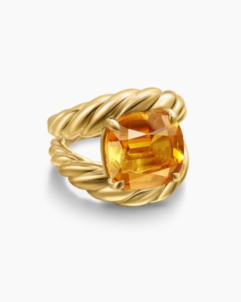 Marbella Ring|18K Yellow Gold with Citrine, 20mm