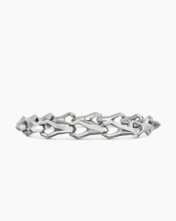 Faceted Link Bracelet|Sterling Silver, 9mm
