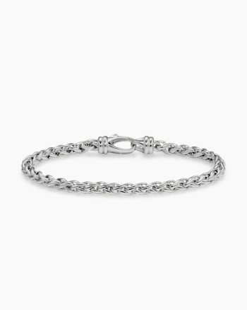 Wheat Chain Bracelet|Sterling Silver, 4mm
