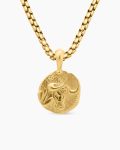 Taurus Amulet|18K Yellow Gold, 17mm
