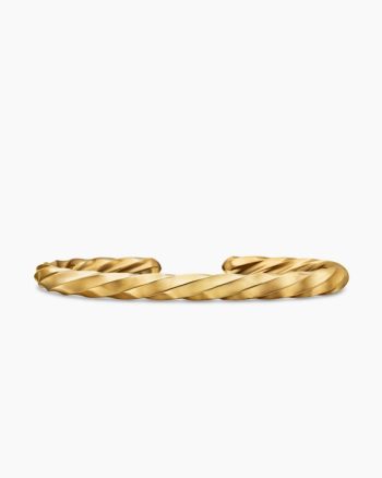 Cable Edge® Cuff Bracelet|18K Yellow Gold, 5.5mm