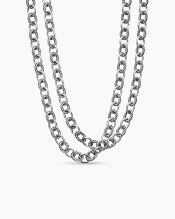 Oval Link Chain Necklace|Sterling Silver, 10mm