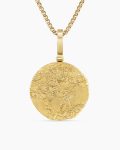 Dragon Amulet|18K Yellow Gold, 21mm