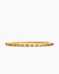 Cable Edge® Bangle Bracelet|18K Yellow Gold, 4mm