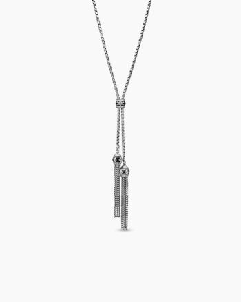 Renaissance® Tassel Necklace|Sterling Silver with Diamonds