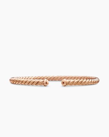 Cable Flex® Bracelet|18K Rose Gold, 4mm