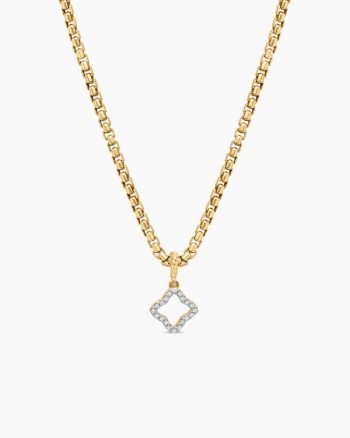 Quatrefoil Amulet|18K Yellow Gold with Diamonds, 11mm