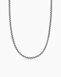Box Chain Necklace|Grey Titanium, 3.6mm