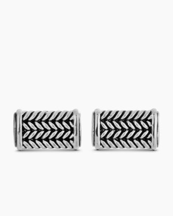 Chevron Cufflinks|Sterling Silver, 22.8mm