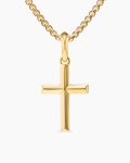 Cross Pendant|18K Yellow Gold, 24mm
