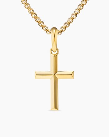 Cross Pendant|18K Yellow Gold, 24mm