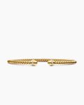 Classic Cablespira® Bracelet|18K Yellow Gold with Diamonds, 3mm