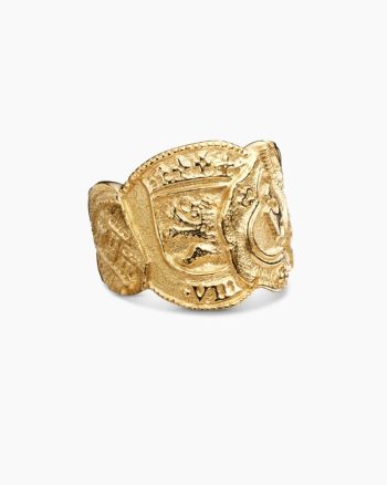 Shipwreck Signet Ring|18K Yellow Gold, 24mm