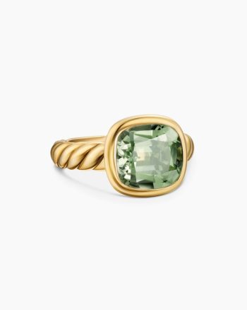 DY Mercer® Color Stone Ring|18K Yellow Gold with Prasiolite, 10mm