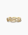 Wisteria® Band Ring|18K Yellow Gold with Diamonds, 7.3mm