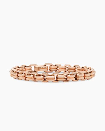 Streamline® Double Link Bracelet|18K Rose Gold, 8mm