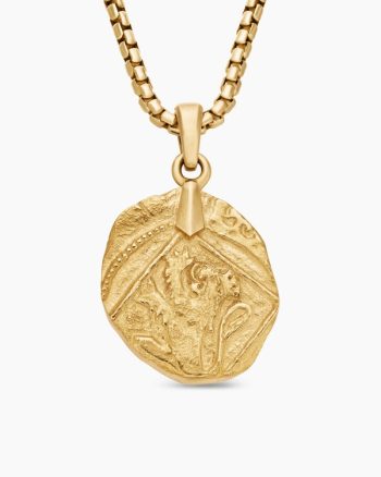 Shipwreck Coin Amulet|18K Yellow Gold, 28.4mm