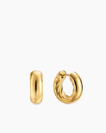 DY Mercer® Micro Hoop Earrings|18K Yellow Gold, 13.4mm