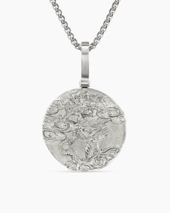Dragon Amulet|Sterling Silver, 21mm