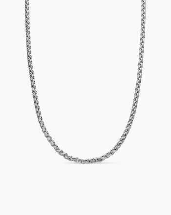 Wheat Chain Necklace|Sterling Silver, 4mm