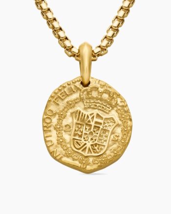 Shipwreck Coin Amulet|18K Yellow Gold, 21mm