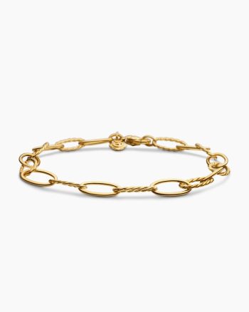 Oval Link Bracelet|18K Yellow Gold, 11.3mm