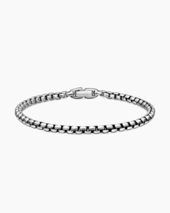 Box Chain Bracelet|Sterling Silver, 3.6mm
