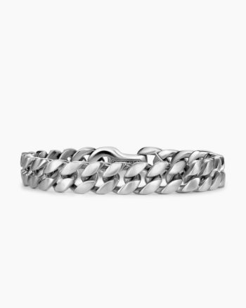 Curb Chain Bracelet|Platinum, 11.5mm