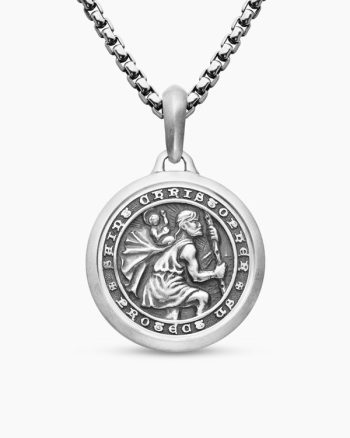 St. Christopher Amulet|Sterling Silver, 26.5mm