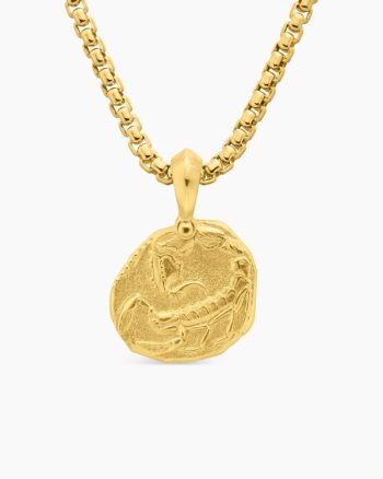 Scorpio Amulet|18K Yellow Gold, 17mm