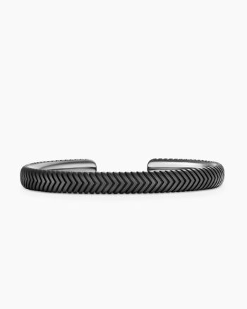 Chevron Cuff Bracelet|Titanium, 8mm