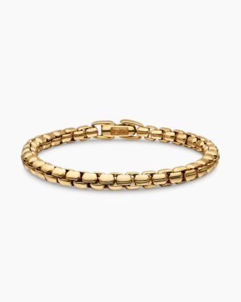 DY Bel Aire Box Chain Bracelet|18K Yellow Gold, 5.2mm