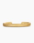 Chevron Cuff Bracelet|18K Yellow Gold, 8mm
