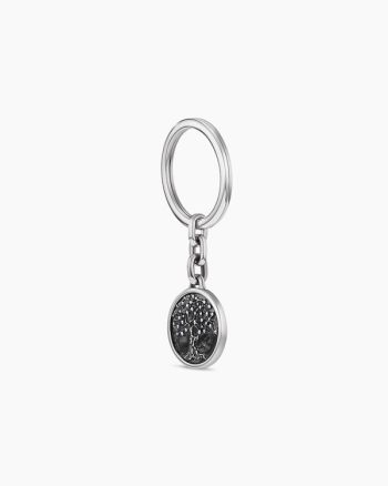 Life and Death Duality Keychain|Sterling Silver, 42.8mm