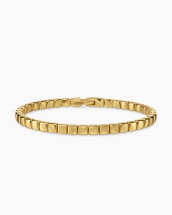 Spiritual Beads Tile Bracelet|18K Yellow Gold, 4.7mm