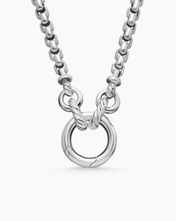 Smooth Amulet Vehicle Box Chain Necklace|Sterling Silver, 3.6mm