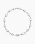 DY Lumina Pearl Classic Necklace|White Gold with Diamonds