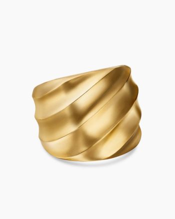 Cable Edge® Saddle Ring|18K Yellow Gold, 18.8mm