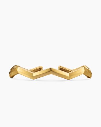 Zig Zag Stax™ Cuff Bracelet|18K Yellow Gold, 5mm