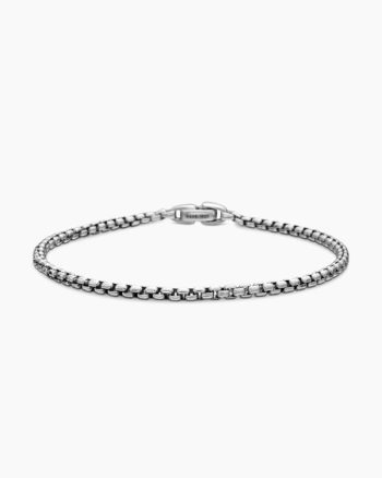 Box Chain Bracelet|Sterling Silver, 2.7mm