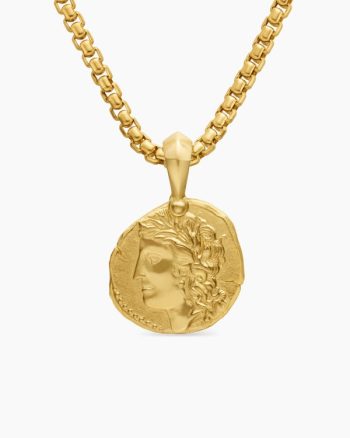 Virgo Amulet|18K Yellow Gold, 17mm