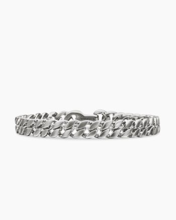 Curb Chain Bracelet|Sterling Silver, 8mm