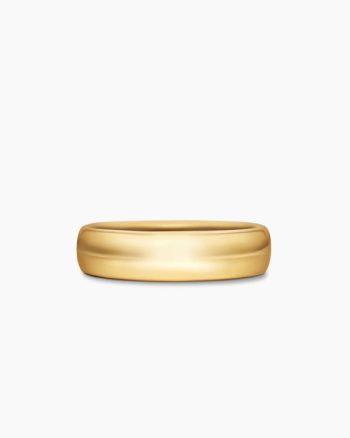 DY Classic Band Ring|18K Yellow Gold, 6mm