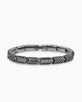 Chevron Link Bracelet|Titanium, 7.6mm