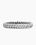 Sculpted Cable Bracelet|Sterling Silver, 8.5mm