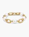 DY Madison® Chain Bracelet|18K Yellow Gold with Pearls, 11mm