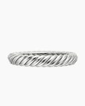 Sculpted Cable Bracelet|Sterling Silver, 10mm