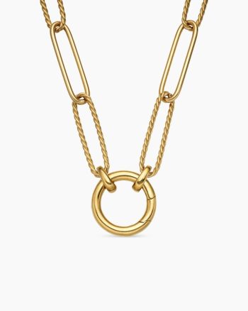 DY Madison® Elongated Chain Necklace|18K Yellow Gold, 5mm